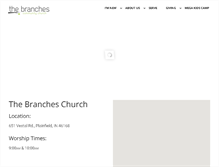 Tablet Screenshot of iamthebranches.com